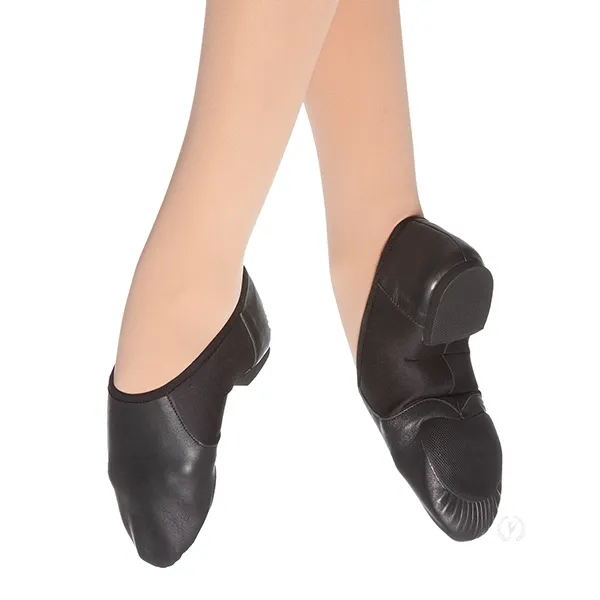 JAZZ SHOE -CHILD #A2054C, Color: BLK, Size: 2, WIDTH: M