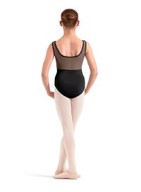 EMB MESH TANK LEO M50012C, Color: BLK, Size: 4/6
