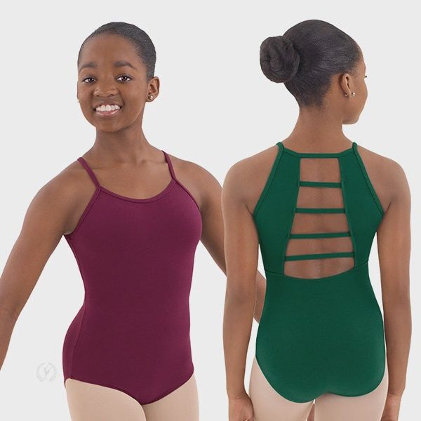 Ladder Back Leotard #10486c - Child, Color: Hunter, Size: MC-8/10