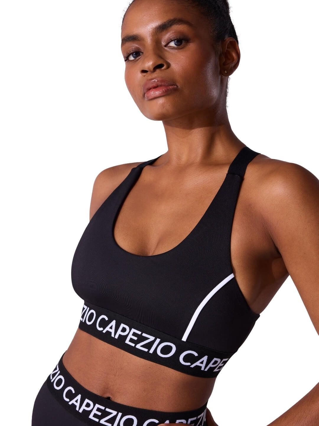 RISE UP SUPPORTIVE BRA  F6012W, Color: BLK, Size: S