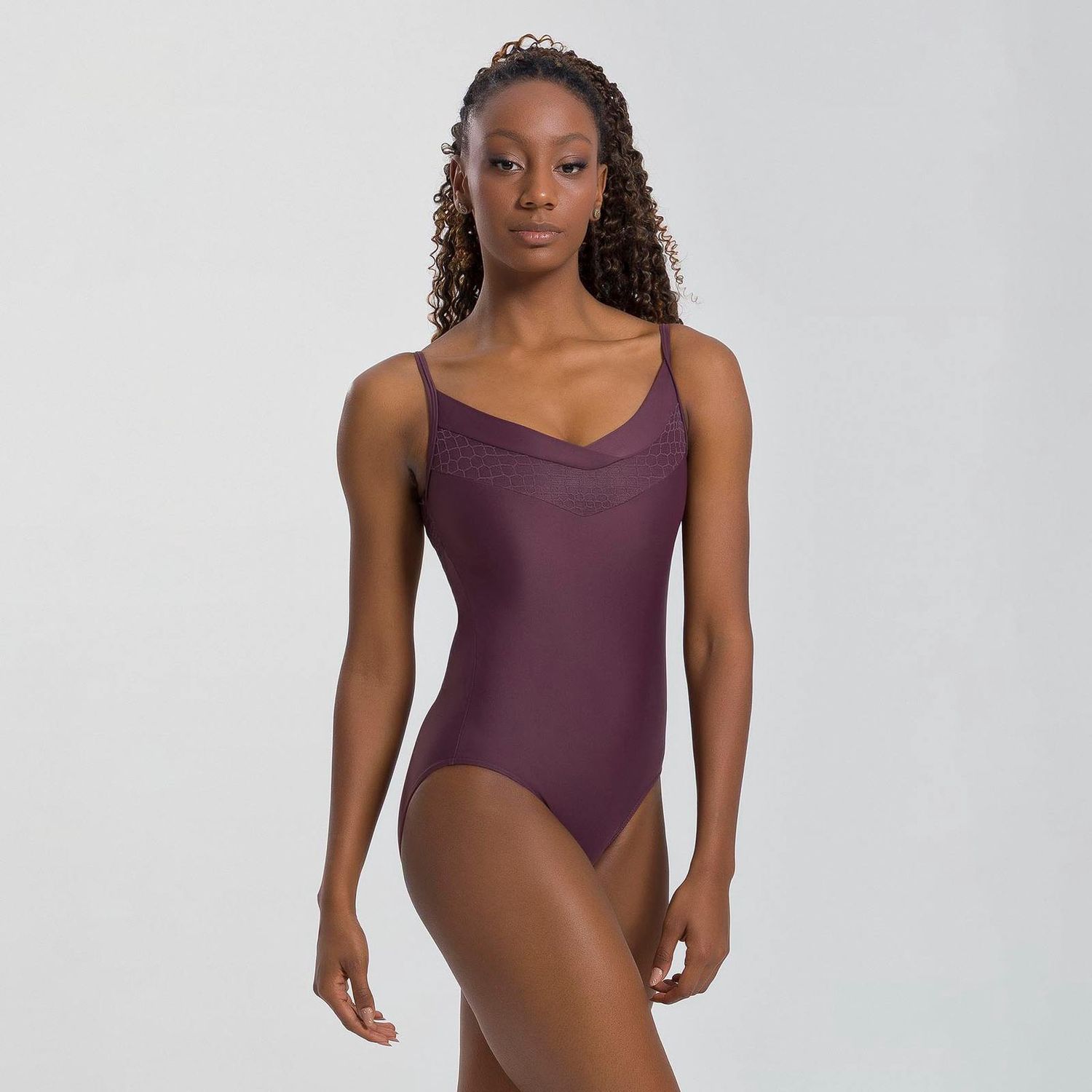 SCOOP NECK LEO W/ KEYHOLE BACK BY64, Color: Hot Chocolate, Size: PA