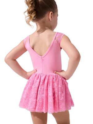 LACE LOVE CAP SLV DRESS F13021C
