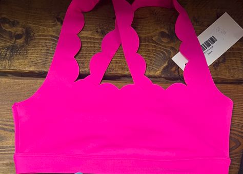 NOVA SCALLOP TANK, Color: PINK, Size: YS