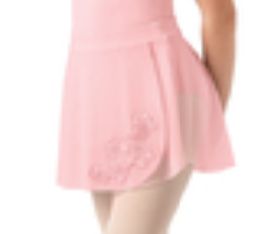 MESH PULL ON SKIRT CR10015, Color: CDP, Size: 4/6