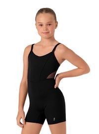 SWEETHEART UNITARD CU12011, Color: BLK, Size: 6