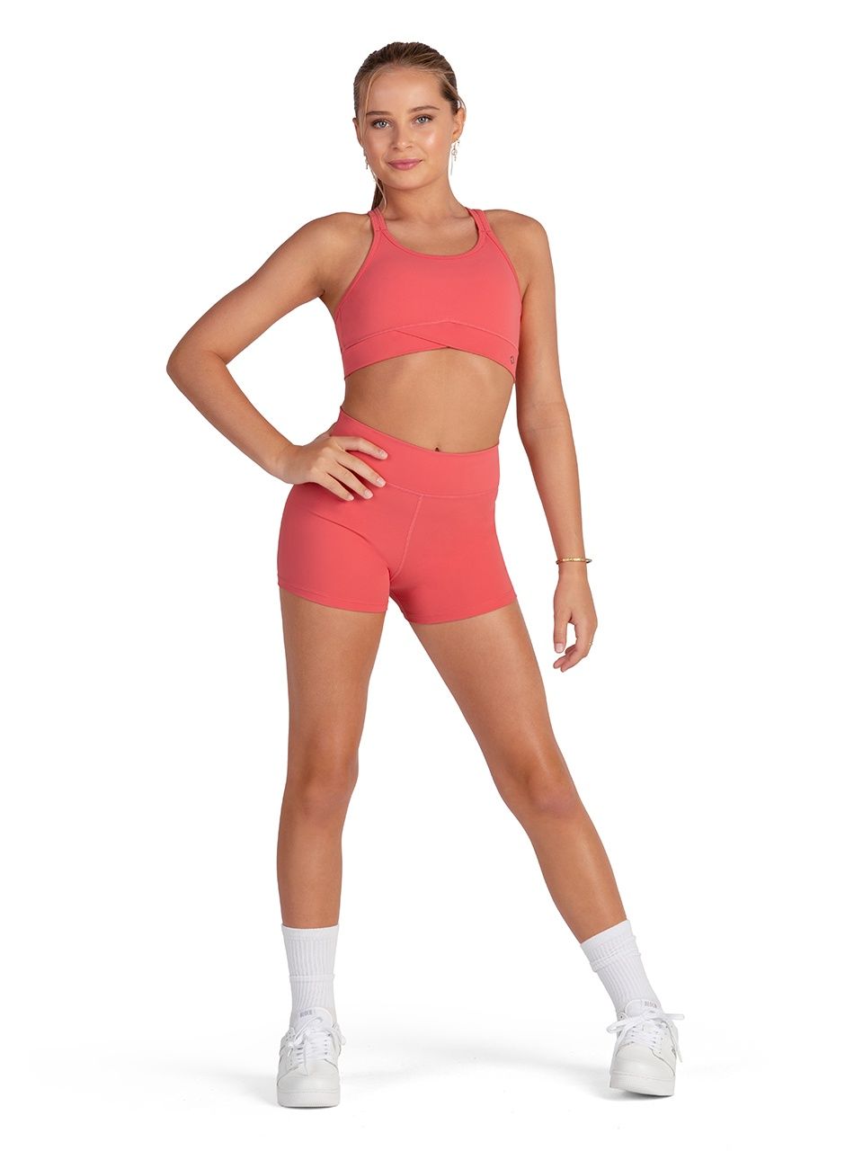 STRIKER SHORT D55767G, Color: CORAL CRUSH, Size: 10