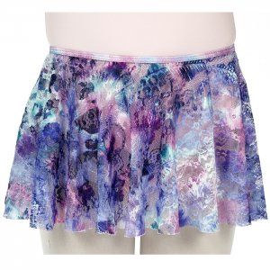 GIRLS FEATHER-DYED PULL ON SKIRT