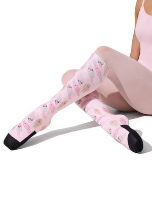 KNEE HIGH NUTCRACKER SOCKS PC005