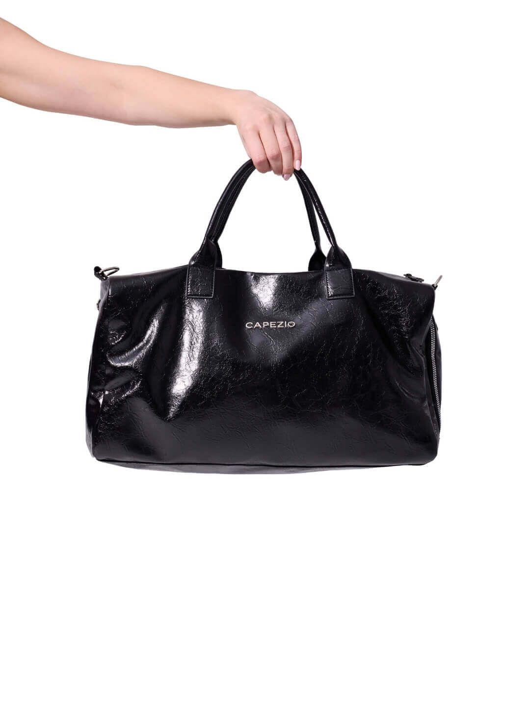PARIS CARRY-ON DUFFLE B344, Color: BLK