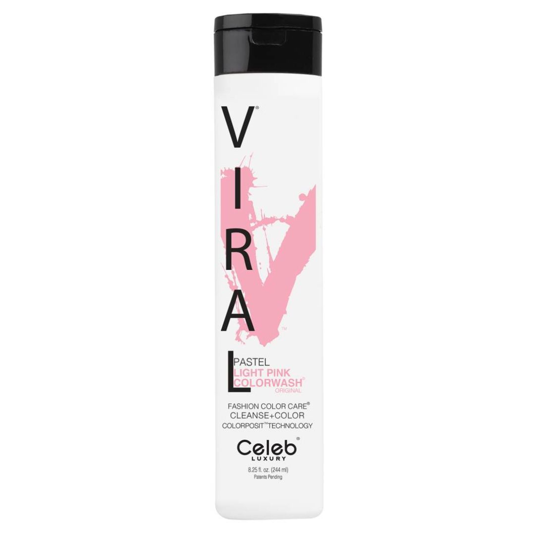 Shampooing Pigmenté Viral / Rose Clair / 244ml