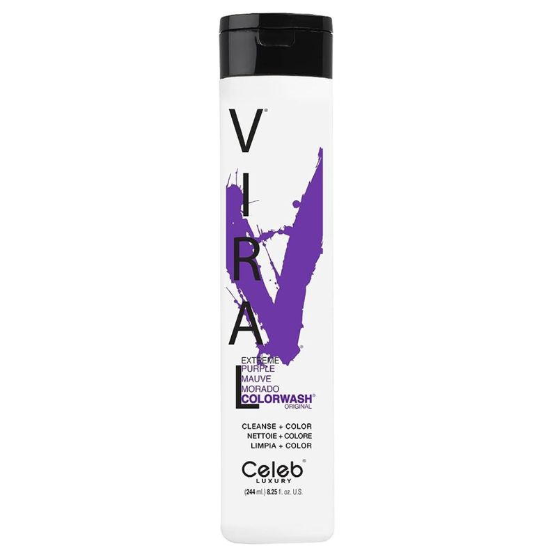 Shampooing Pigmenté Viral / Mauve / 244ml
