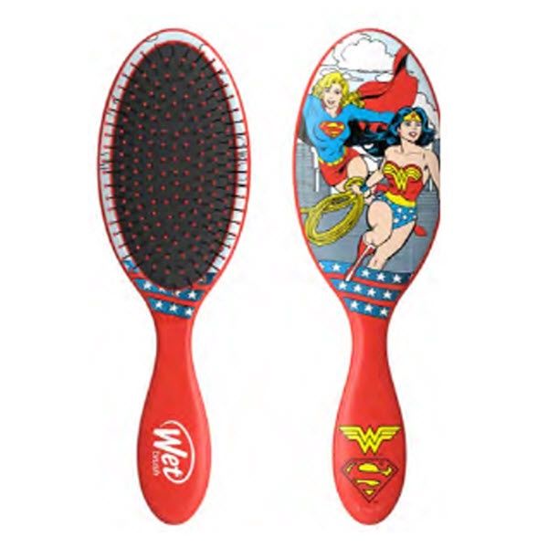 Brosse Démêlante / Coll. Justice League / Wonder Woman + SuperGirl