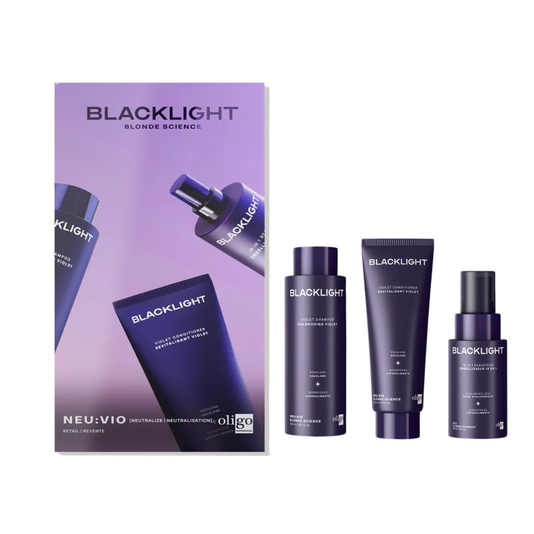 Ensemble Neutralisant Violet / BlackLight / Neu:Vio / Blonde Science / Oligo