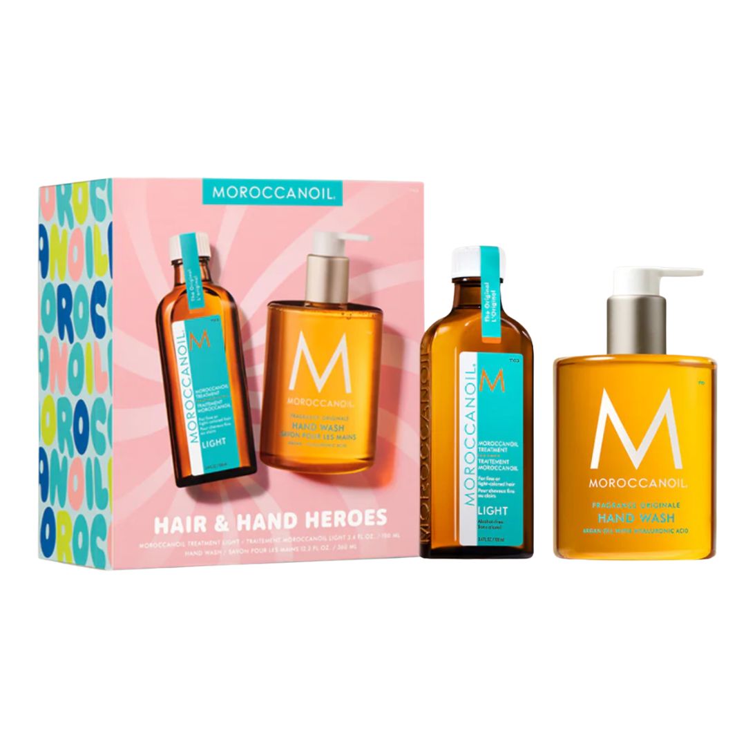 Ensemble Light / Héros Cheveux et Mains / Moroccanoil