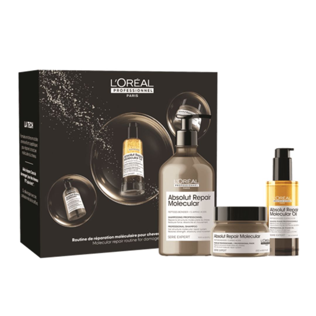Coffret Routine de réparation moléculaire / Absolut Repair Molecular / L'Oréal Professionnel
