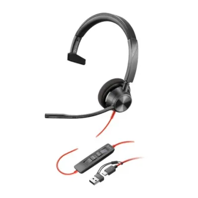 POLY  |  Blackwire 3310 MS Mono (USB-C) Headset