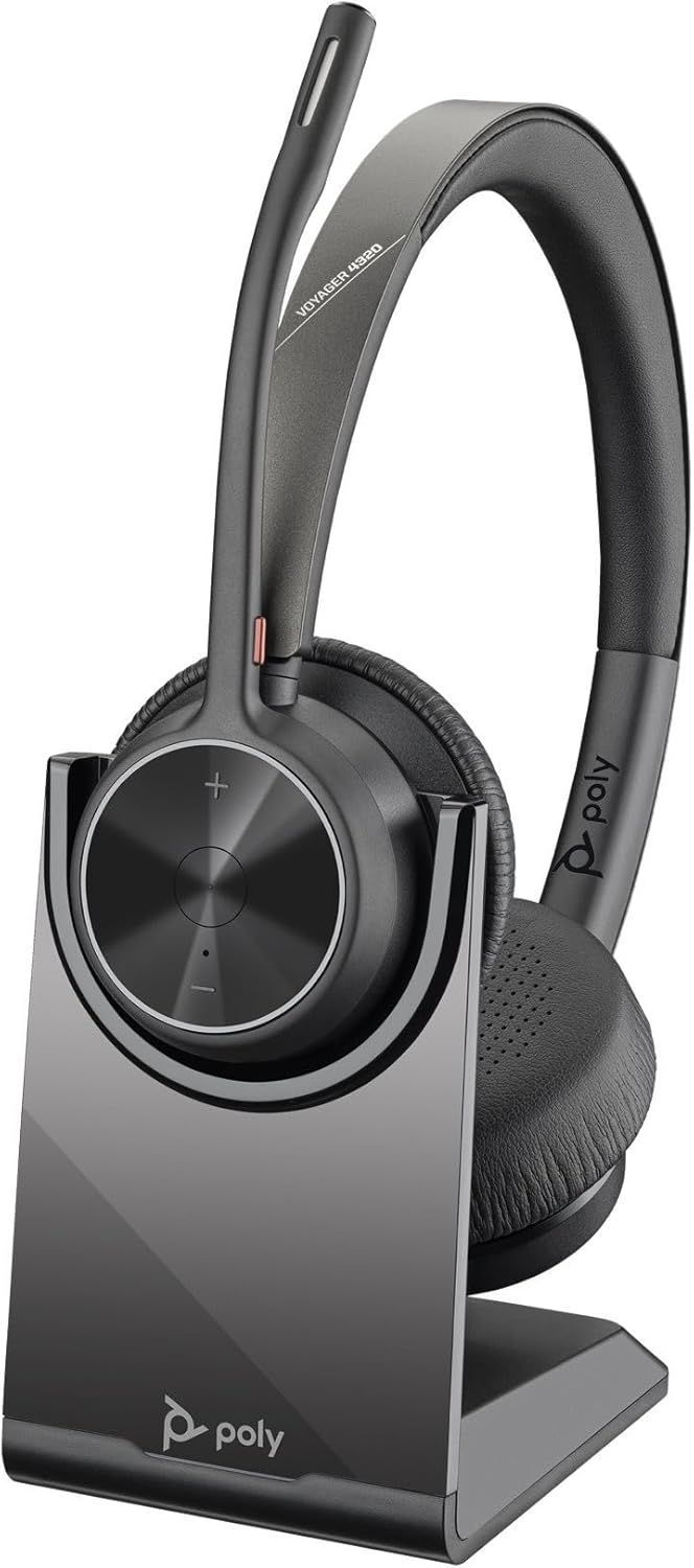 POLY  |   Voyager 4320 UC (+ charge stand)  Wireless Headset