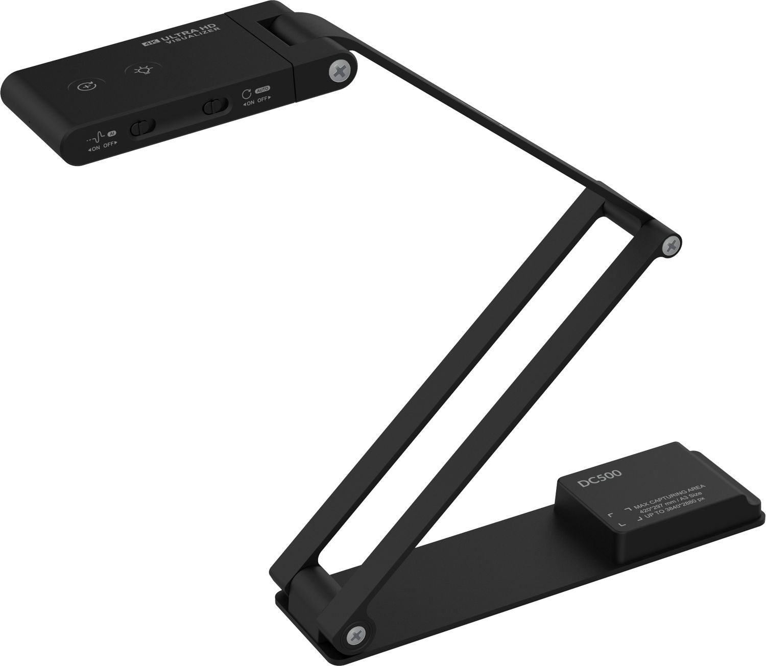 NextM  |  DC500 13MP 4K USB Document Camera, Webcam &amp; Scanner, 3-in-1, 13MP, Noise-Cancelling Mic, Dual Autofocus, Auto Flip, Built-in LED lamp, OCR, Win, Mac, Chromebook, Distance Education, Meetings