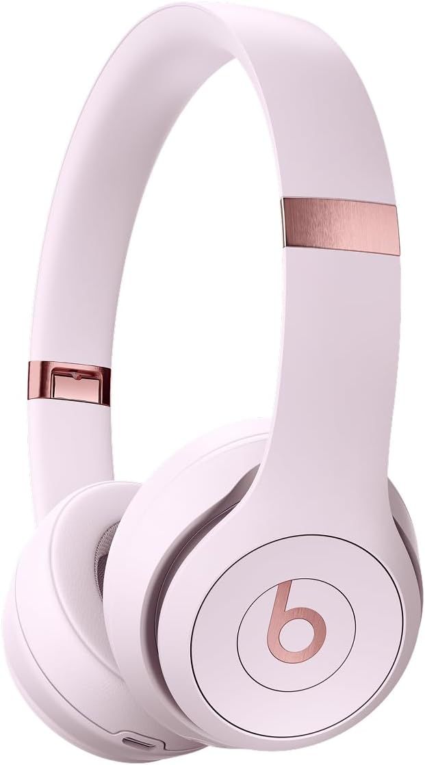 BEATS  |  Solo4 Wireless Headphones – On‑Ear, Bluetooth, Noise Cancelling, Cloud Pink (Model A3140)