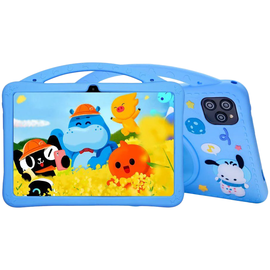 VGKE 10.1&quot; Kids HF IPS Tablet – MT6737 CPU, 2GB RAM, 32GB Storage, 3G + Wi‑Fi, Bluetooth, Type‑C (Blue) Tablet