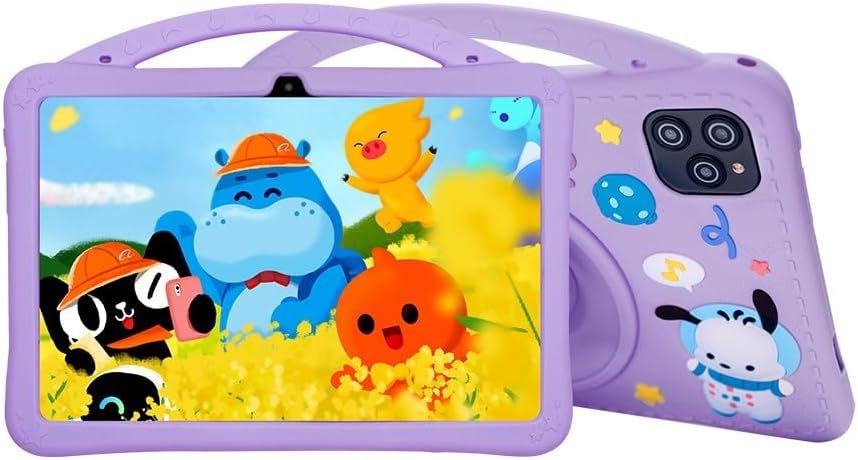 VGKE   |  10.1&quot; Kids HF IPS Tablet – MT6737 CPU, 2GB RAM, 32GB Storage, 3G + Wi‑Fi, Bluetooth, Type‑C (Purple) Tablet