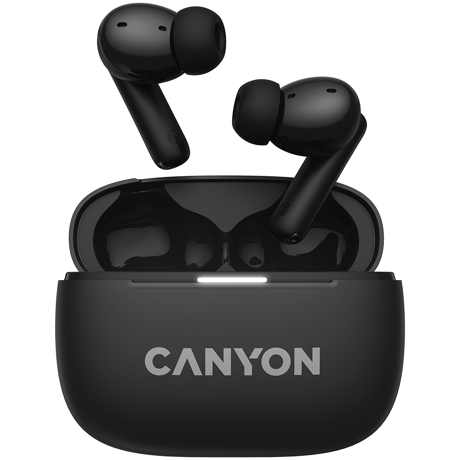 CANYON  |  OnGo TWS‑10 ANC+ENC Noise Cancelling Bluetooth (Black) Headset