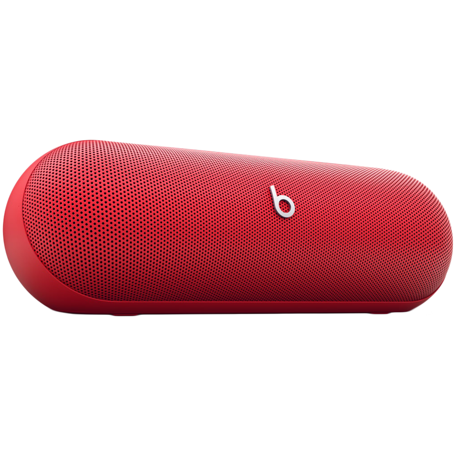 BEATS | Pill - Portable Bluetooth Speaker Stereo Sound, Bass Boost, Voice Control, 24h Battery, IP67 Waterproof – Statement Red