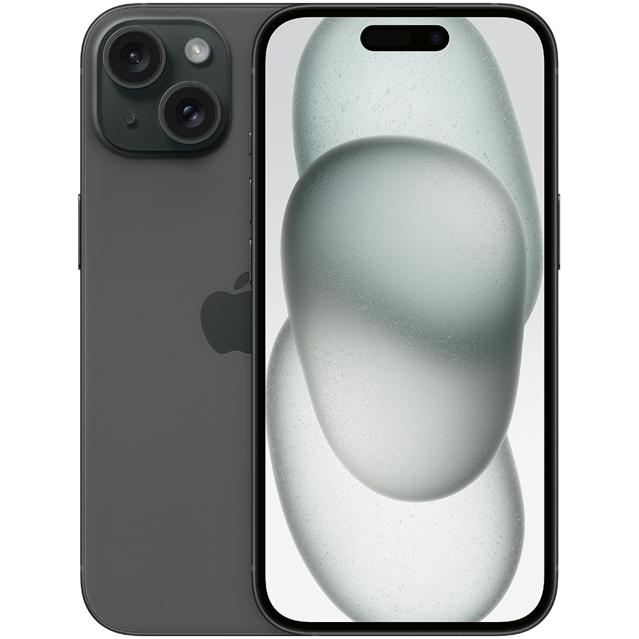 APPLE | iPhone 15 (128GB) – 5G Smartphone, A16 Bionic Chip, ~3349mAh Battery, Model A3090, Black