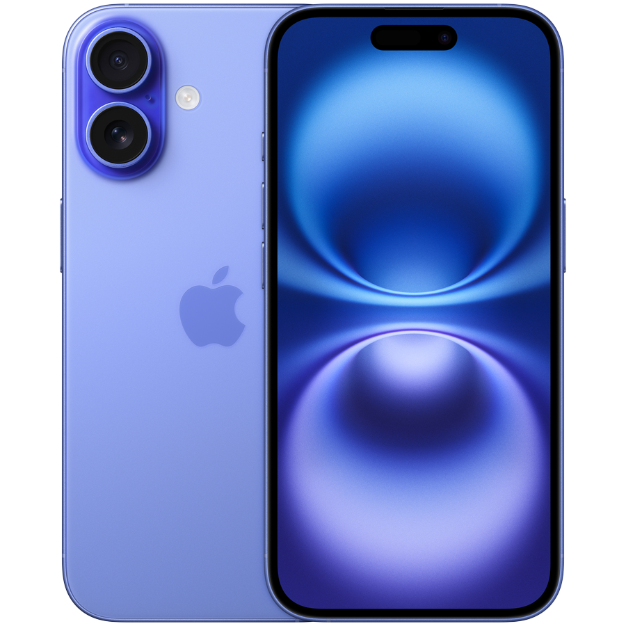 APPLE | iPhone 16 (128GB) – 5G Smartphone, A18 Chip, ~3345mAh Battery, Model A3287, Ultramarine