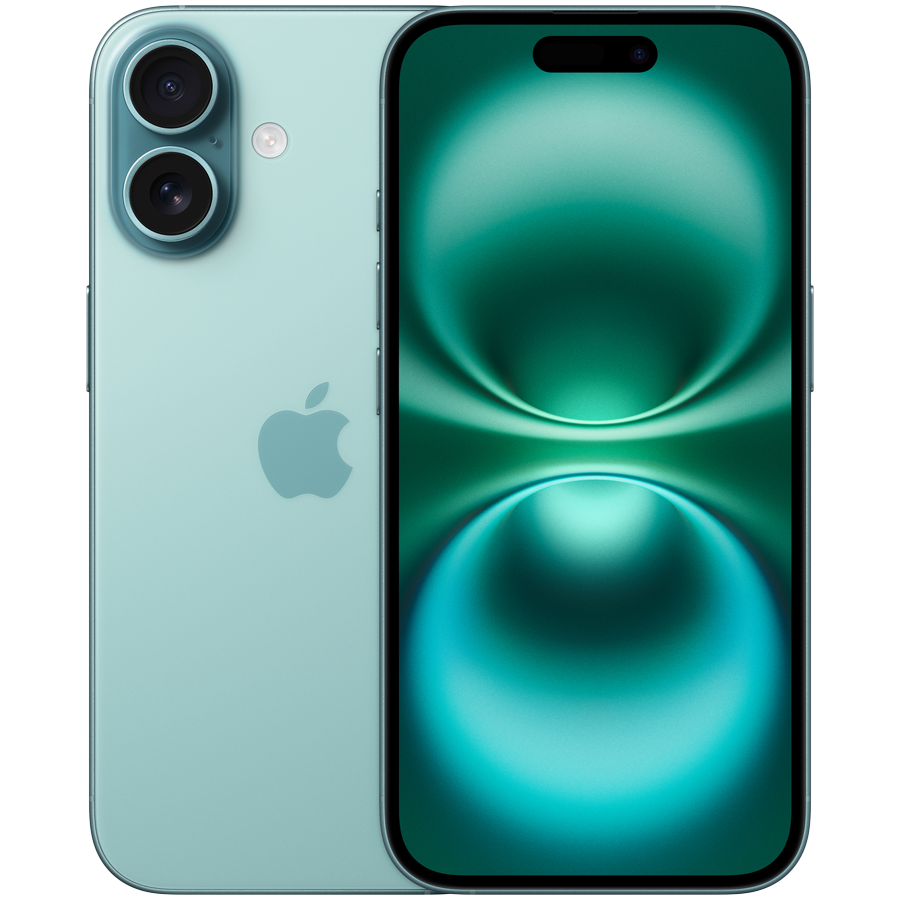 APPLE | iPhone 16 (256GB) – 5G Smartphone, A18 Chip, ~3345mAh Battery, Model A3287, Teal