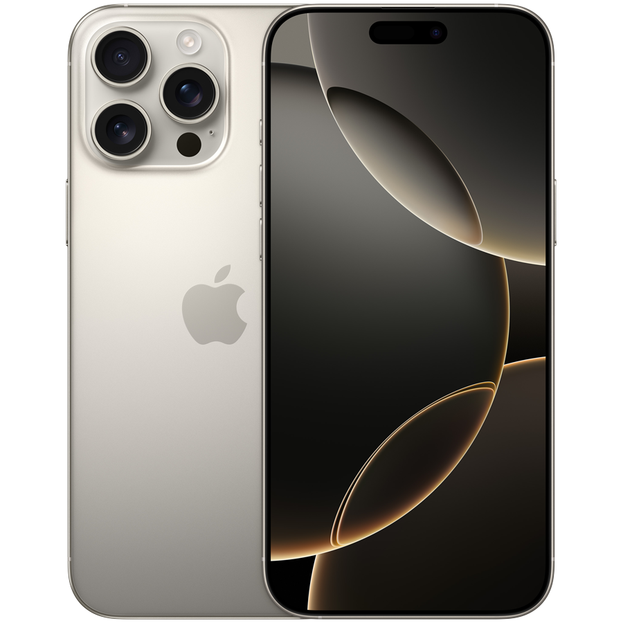 APPLE | iPhone 16 Pro Max (1TB) – 5G Smartphone, A18 Pro Chip, ~4685mAh Battery, Model A3296, Natural Titanium