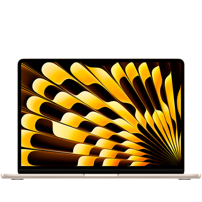 APPLE | 15‑inch MacBook Air M3 (8‑core CPU, 10‑core GPU, 24GB RAM, 512GB SSD, 66.5Wh ≈ 17,500mAh Battery) – Notebook, Model A3114, Starlight