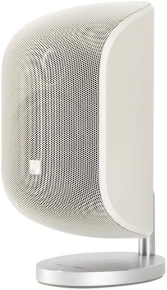 BOWERS &amp; WILKINS  |  M‑1 Satellite Speaker, 4" Glass Fiber Midrange, 1" Aluminum Dome Tweeter, Stereo or Center Channel Use – Matte White (Single)