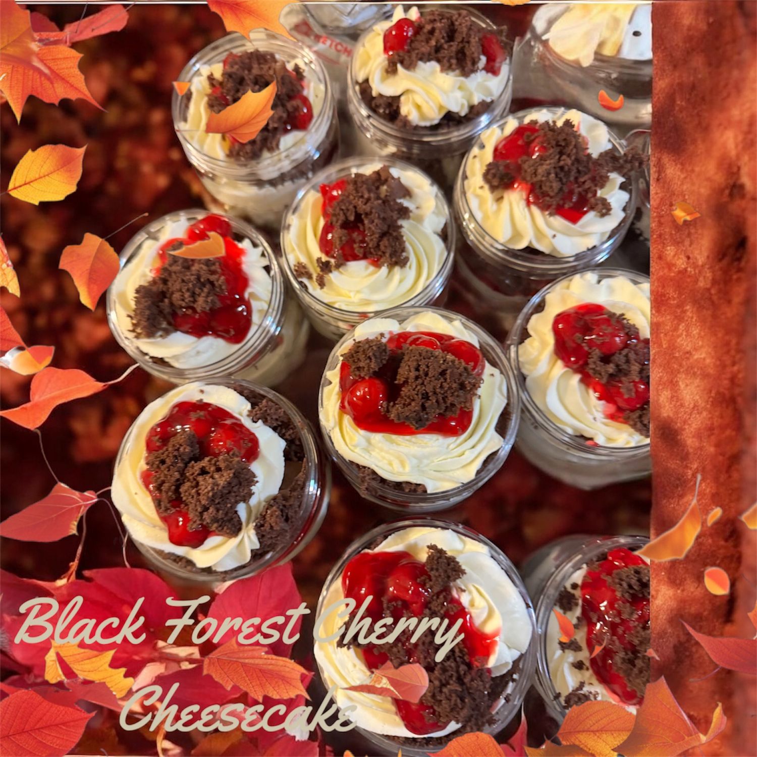 BLACK FOREST CHERRY CHEESCAKE
