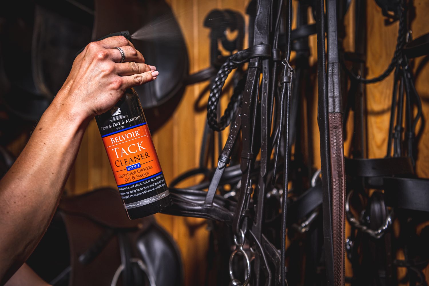 Belvoir tack cleaner step 1