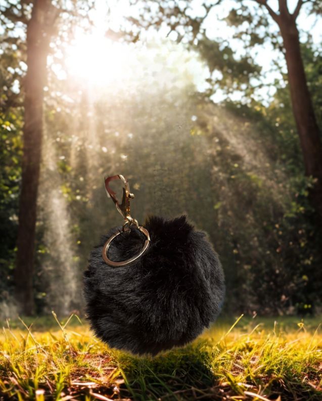 Hy Equestrian Pom Pom keyring