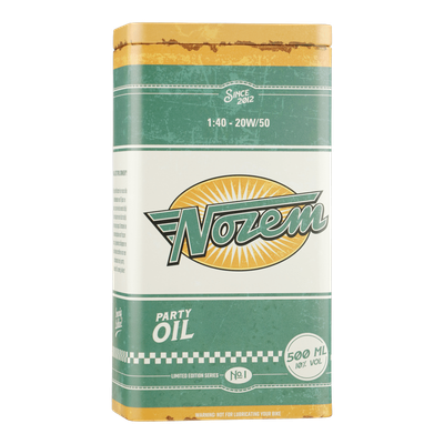Nozem Oil 0,50l cadeauset + 2 shotcups in blik limited edition