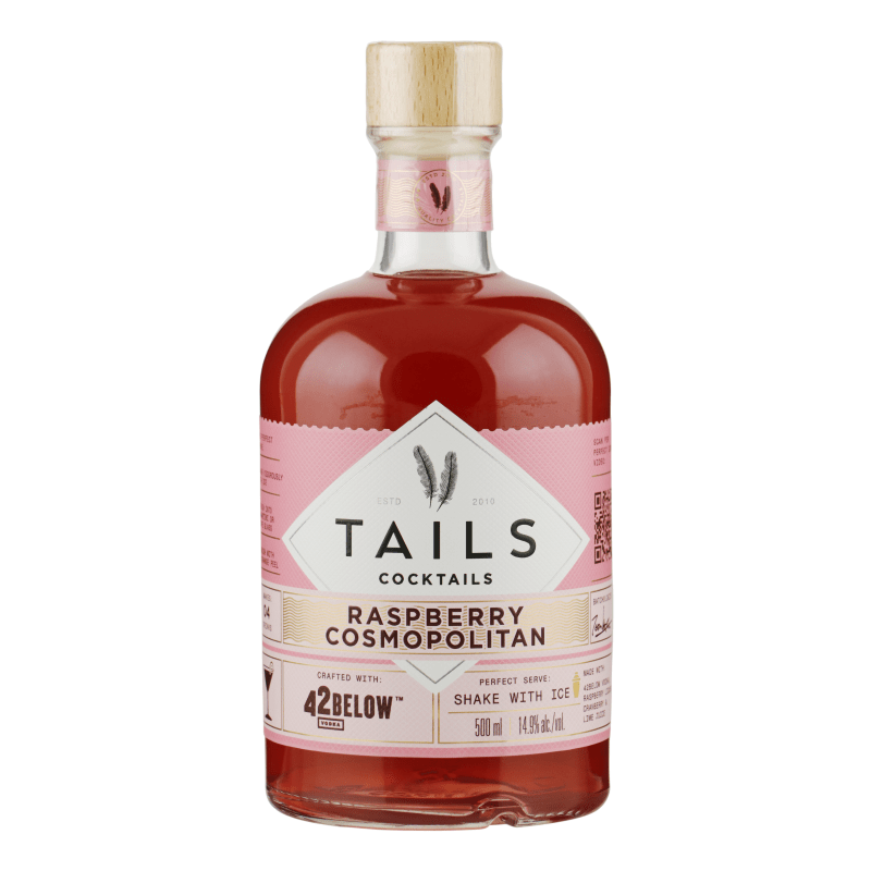 Tails Cocktails Raspberry Cosmopolitan