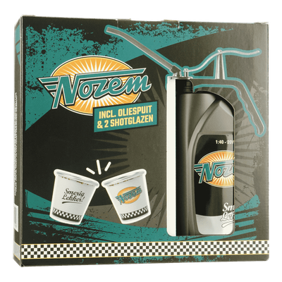 Nozem olie cadeaupakket met shotglas