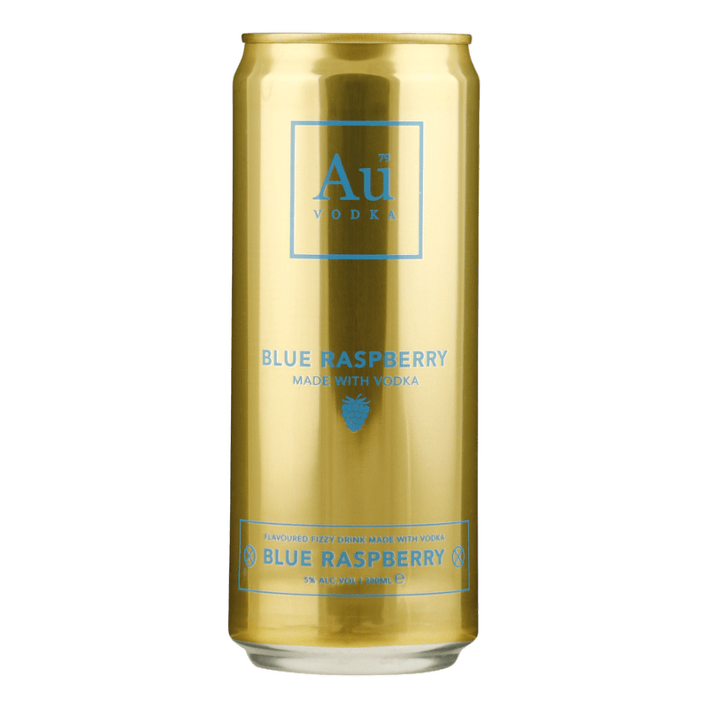 AU Vodka Blue Raspberry premix
