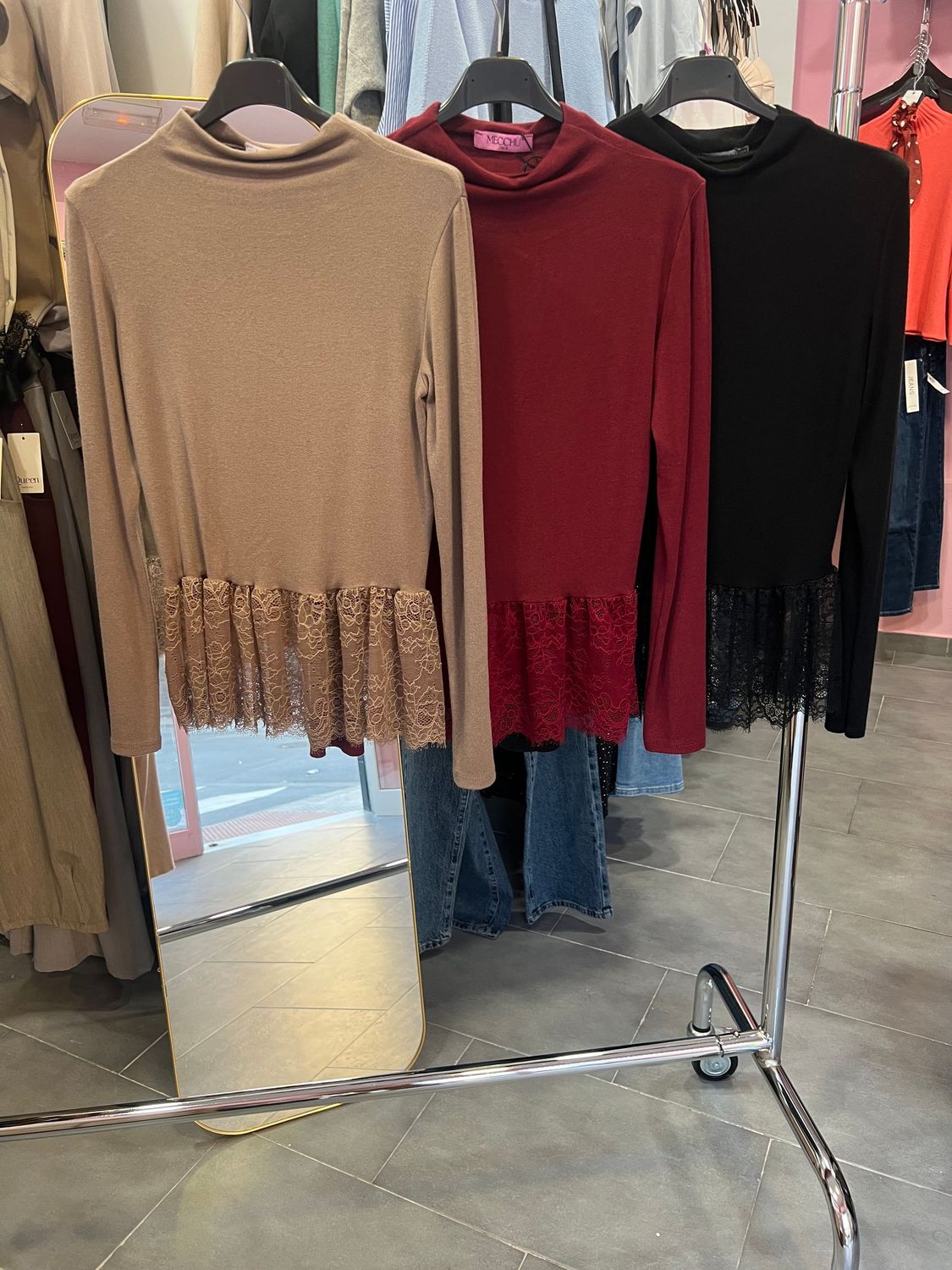 camiseta punto volante