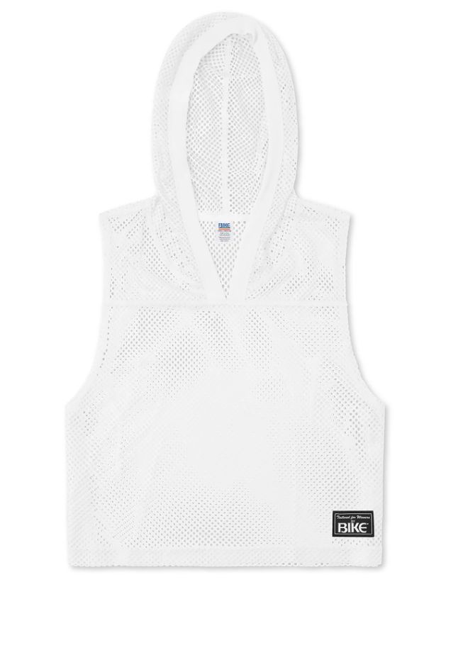 Hooded Practice Jersey, Colour: White, Size: S/M