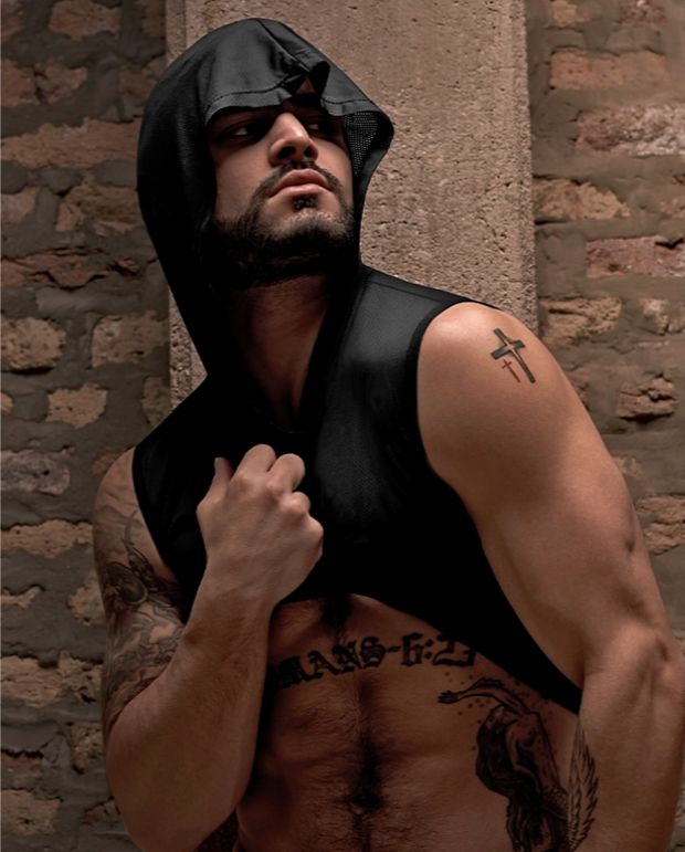 Black Nite Hoodie Tank, Size: Small