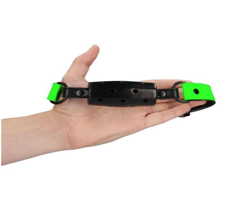 Ouch! Cylinder Gag Glow in the Dark - Green