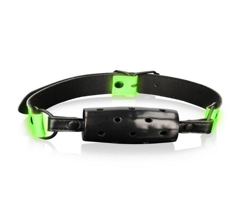 Ouch! Cylinder Gag Glow in the Dark - Green