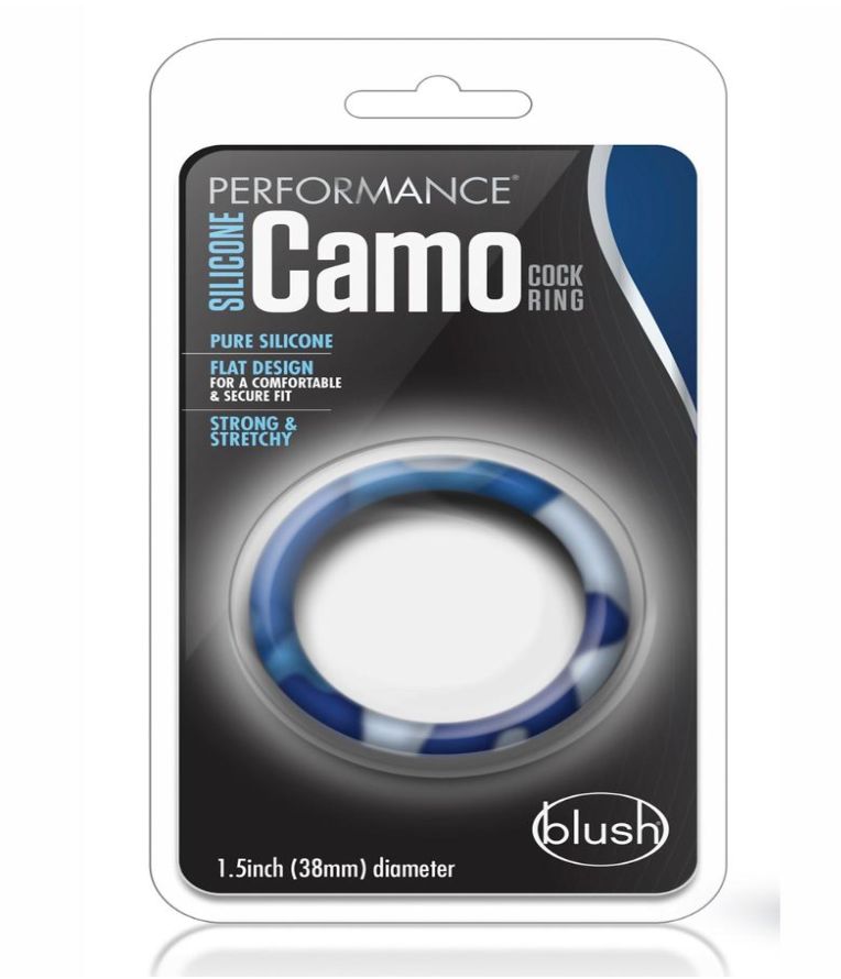 Camo Cock Ring - Blue Camouflage