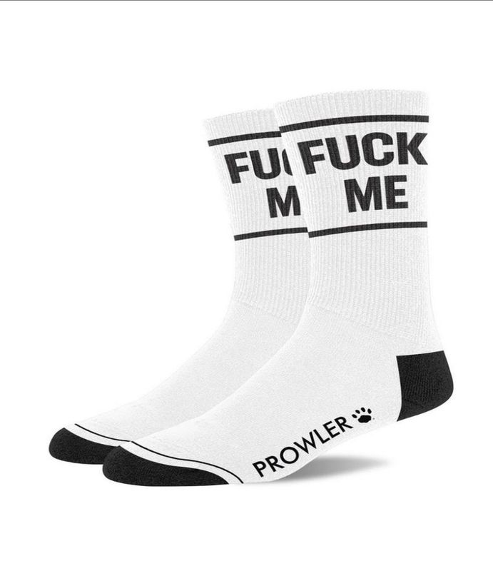 Fuck Me Socks - White/Black