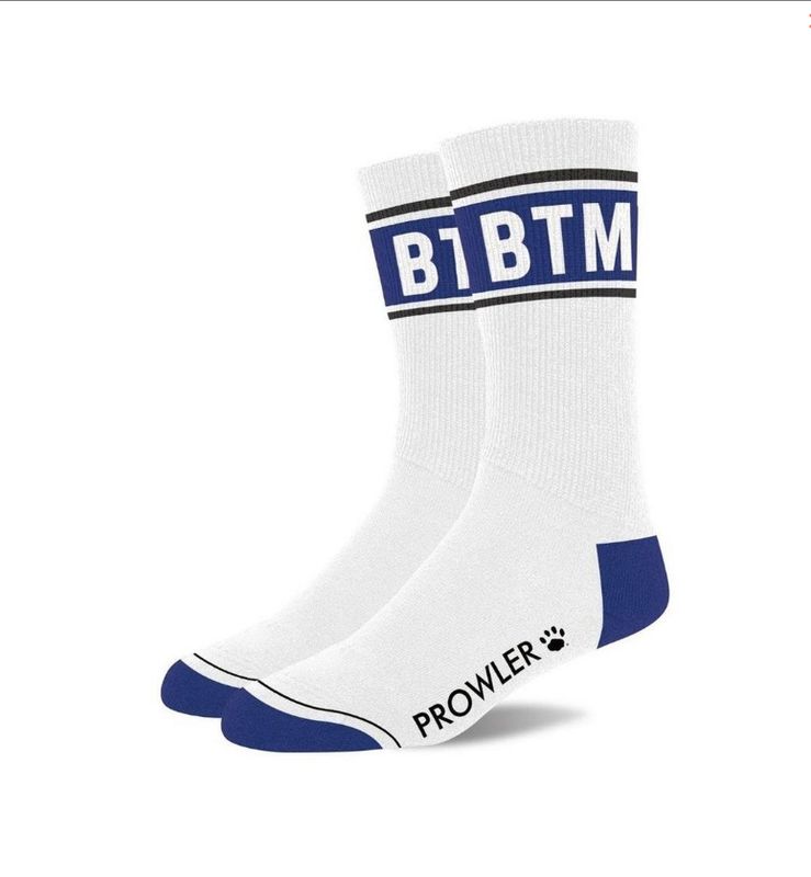 Bottom Sock-Blue/White