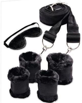 Fuzzy Bedroom Bondage Kit