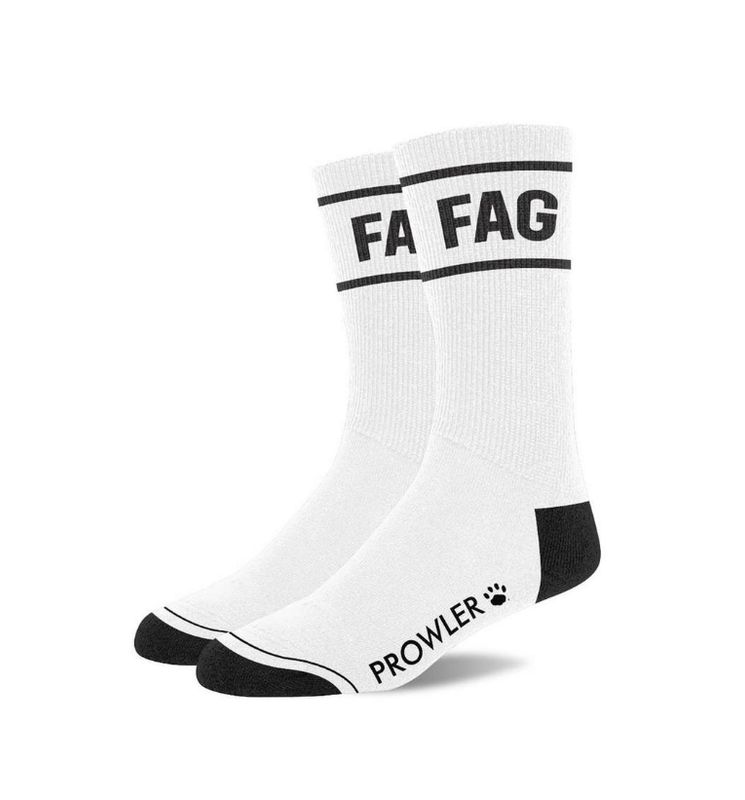 Fag Socks - White/Black